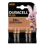 Duracell Plus Power AAA Batterier – 4 stk.