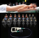 Cupping Massage Set mit Vakuumpumpe Schröpfmassage 24 Teile