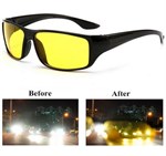 Polarisierte Sonnenbrille für Autofahren Anti-Reflex Nachtfahrt - Schwarz