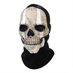 Totenkopf CoD Maske Tactical Cosplay mit Kapuze - Schwarz