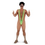 Mankini Neon Grün Herren Kostüm Spaß Badeanzug