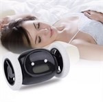 Clocky Runaway Wecker mit Rädern Alarm LED - Weiß