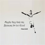 Fußball Wandtattoo – Spieler Silhouette