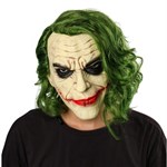 Clown Maske Erwachsene Kostüm mit grünem Haar Halloween