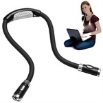 LED Leselampe Nackenlampe Flexibel Handsfree Schwarz