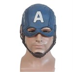 Superheld Helm Maske Latex Halbmaske Cosplay 54–62 cm