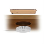 Unsichtbares Wireless Ladegerät für Tisch oder Möbel USB - Weiß
