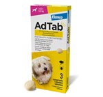 AdTab Hund Floh- und Zeckentabletten 2,5–5,5 kg Monatliche Anwendung