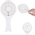 Handventilator Tragbar Wiederaufladbar USB Mini Ventilator - Weiß