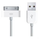 USB auf 30-Pin Dock Ladekabel für iPhone iPad iPod - Weiß