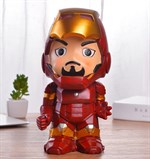 Superheld Spardose Figur Dekoration Kinder - Rot/Gold