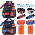 Taktische Spielzeug Weste Set kompatibel mit Nerf inkl Zubehör 2 Stück