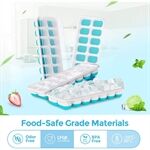 Silikon Eiswürfelform mit Deckel 14 Eiswürfel BPA-frei LFGB