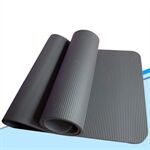 Yogamatte 10 mm Fitnessmatte Rutschfest 183 x 61 cm NBR