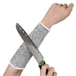 Schnittfeste Armschützer HPPE Level 5 Schutz Ärmel Paar Elastisch