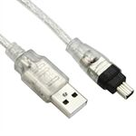 USB auf FireWire IEEE 1394 4-Pin Kabel kompatibel mit Sony DCR-TRV75E